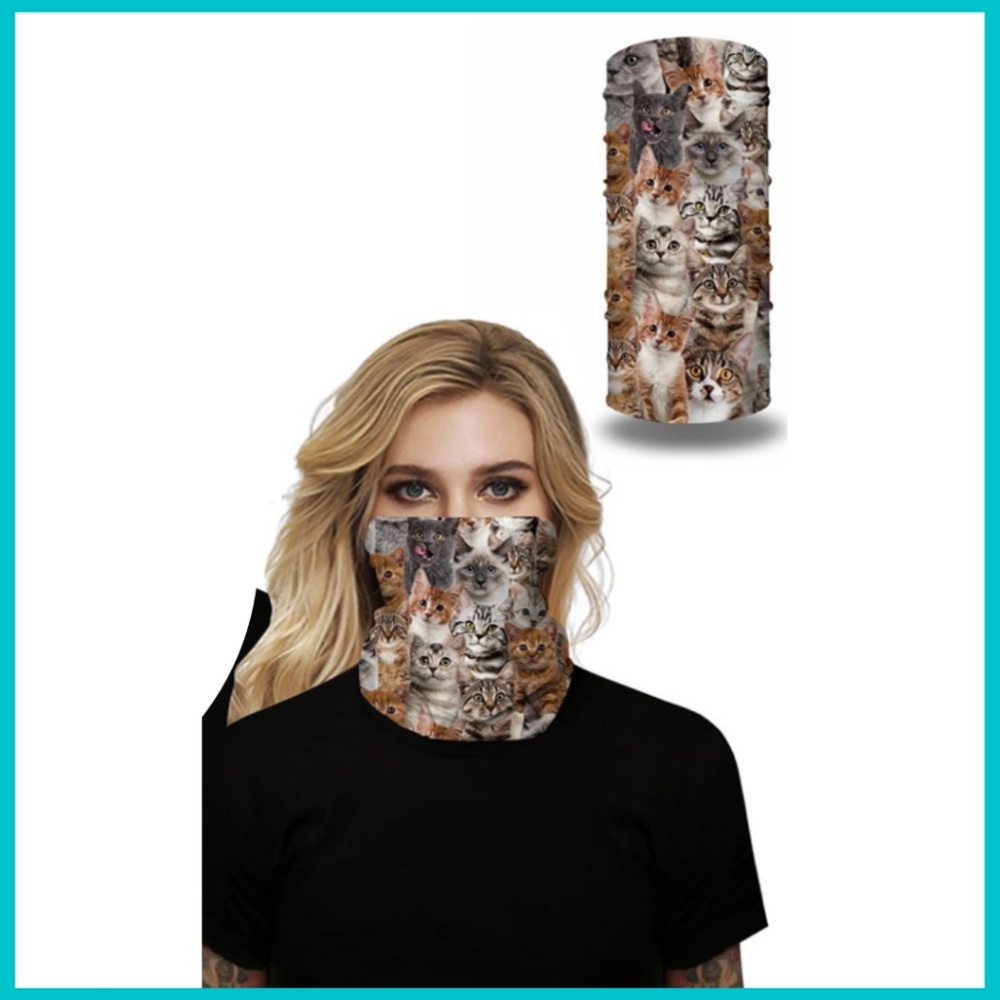 🌷SALE 🌷 Cat Mask Gaiter Scarf - Picture 2 of 6